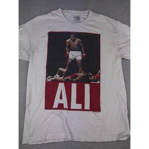 Muhammad‎ Ali Boxing T Shirt Mens Medium Graphic Tee White